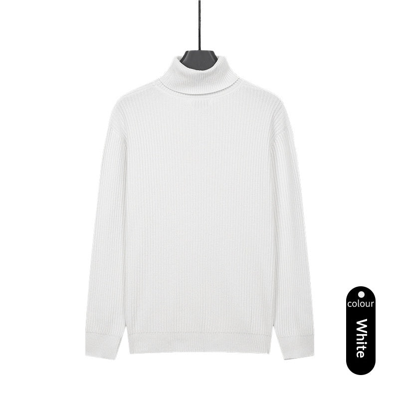 Pull en col roulé, enroulé