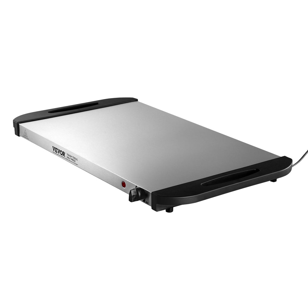 VEVOR Électric Warming Tray Buffet Food Warming Temp Control Acier inoxydable