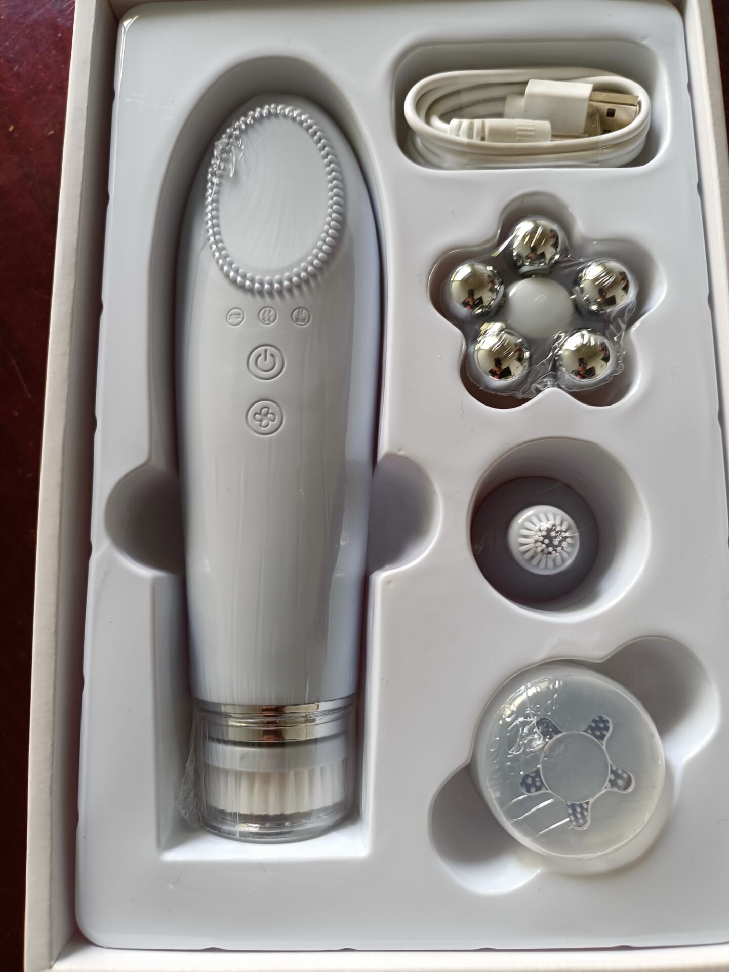 Nettoyeur visage chaud Sensation Pore électrique