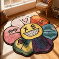 Cute Plush Irrégulier Faux Cashmere Rug