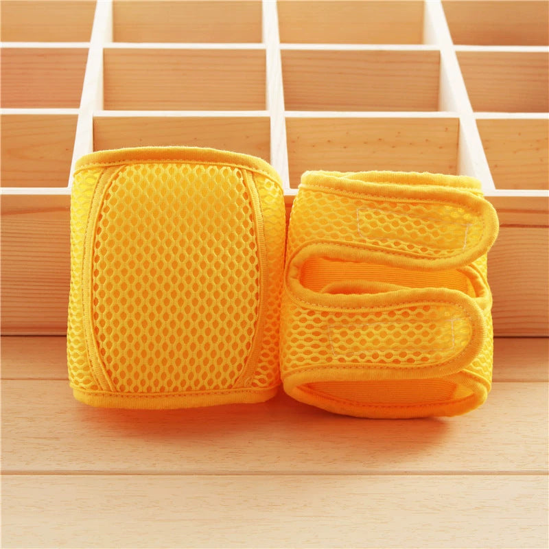 Été mince bébé enfant Crawling Knee Pads