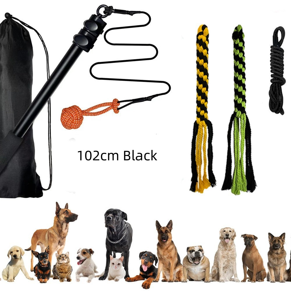 Retractable chien drôle bâton d'entraînement bâton