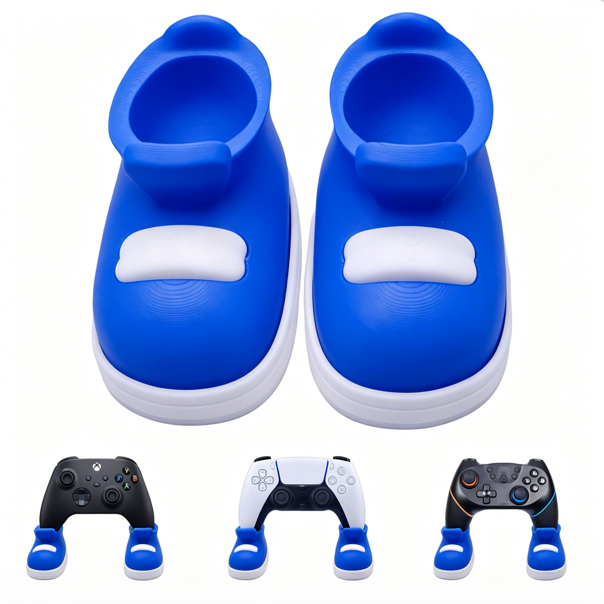 2PCS Support de contrôleur de jeu en forme de chaussures