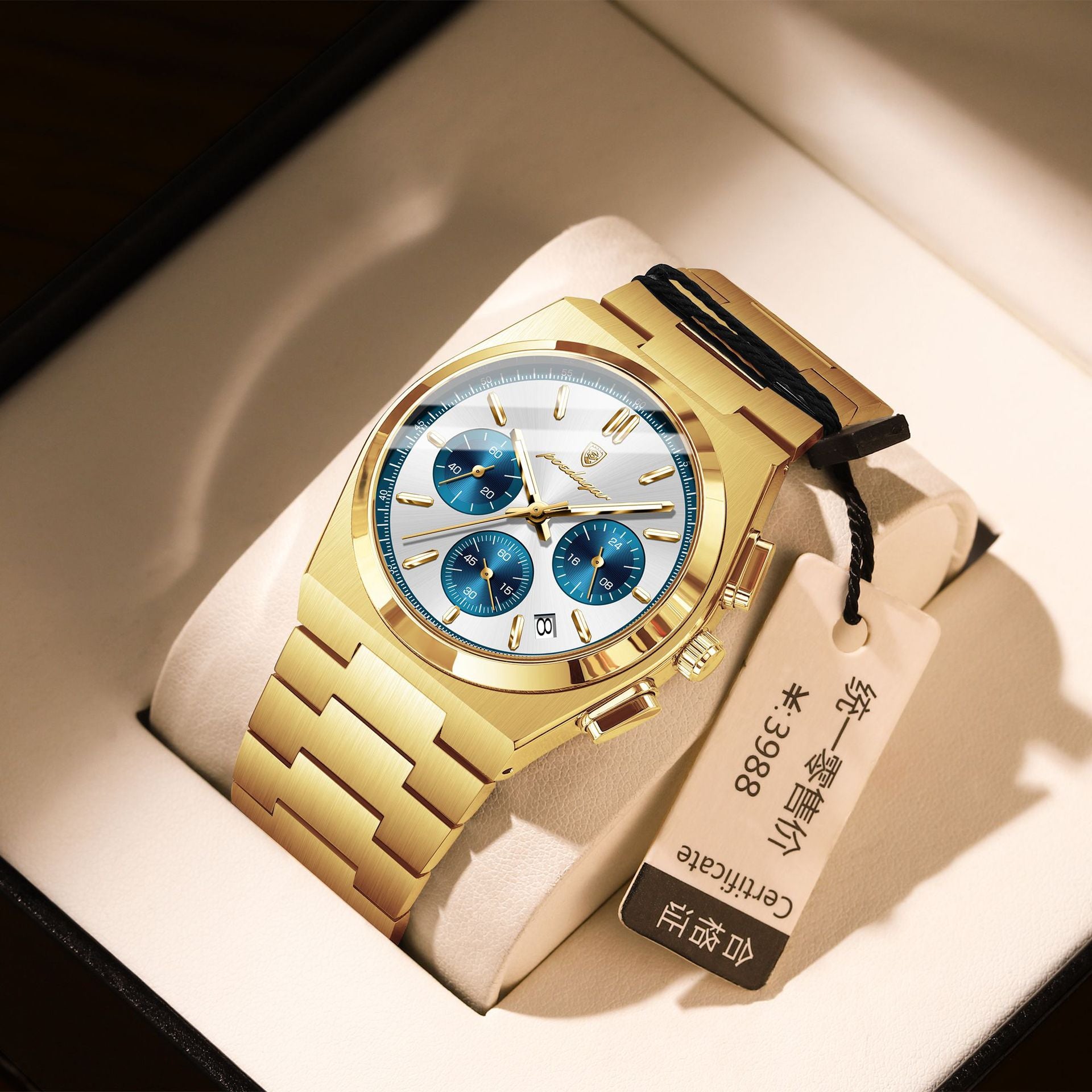 Homme Imperméable Multifonctionnel Lumineux Montre ultra-mince