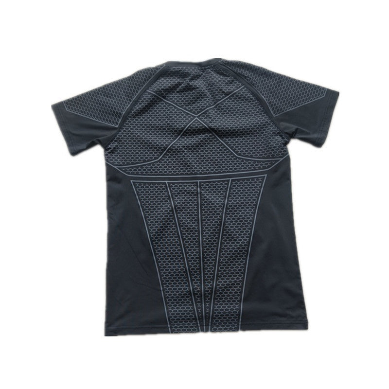 T-shirt homme pour le sport et la remise en forme Séchage rapide Breathable Stretchy and Slim-fit