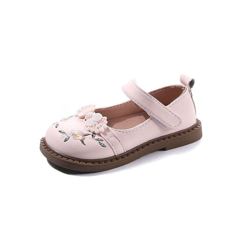 Chaussures Princesse en cuir mignon pour enfants