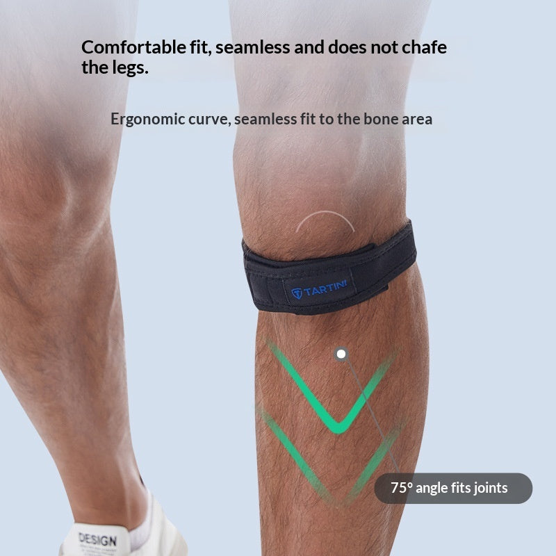 Trace de genou de sport pour hommes