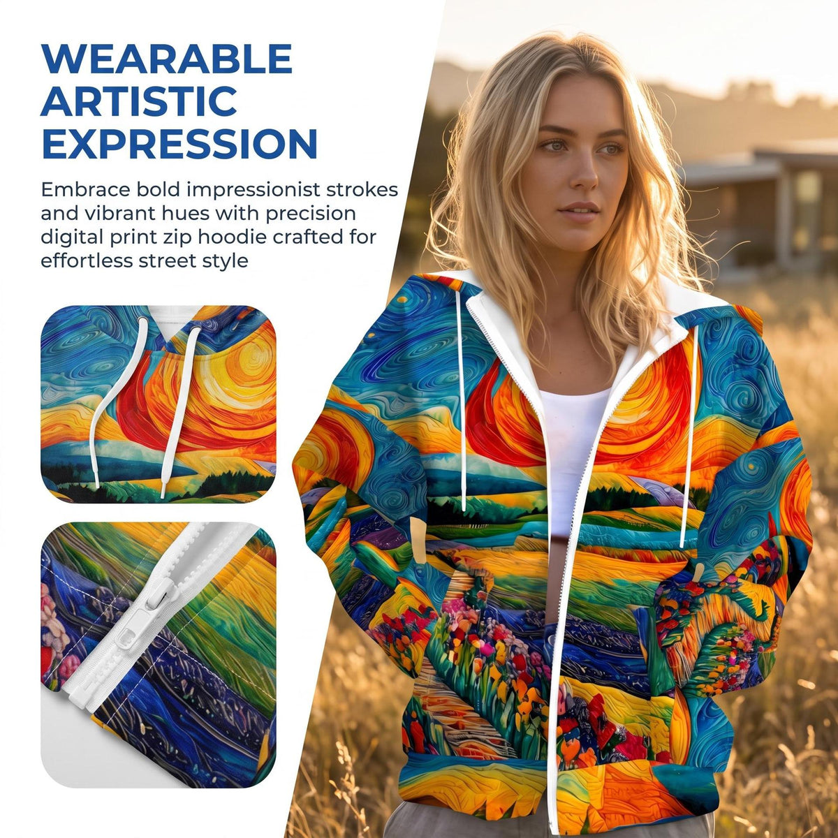 Hoodie à capuche casual longue manches pour femmes