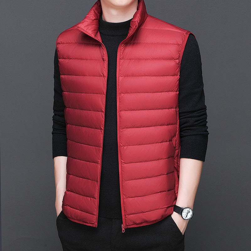 Veste de tampon léger pour canard thermique court d'hiver