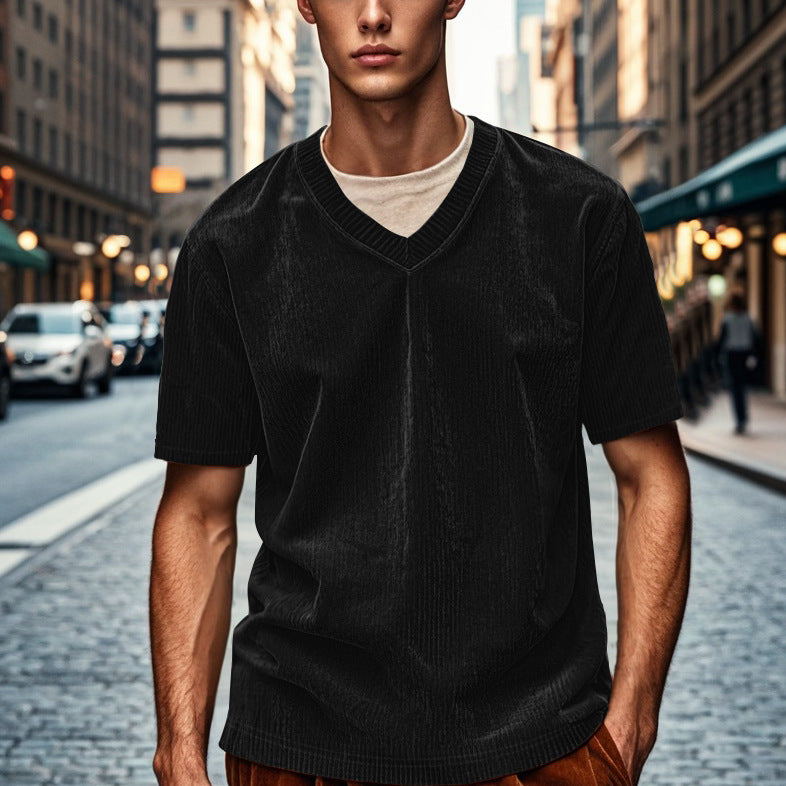 T-shirt pour hommes occasionnels style américain