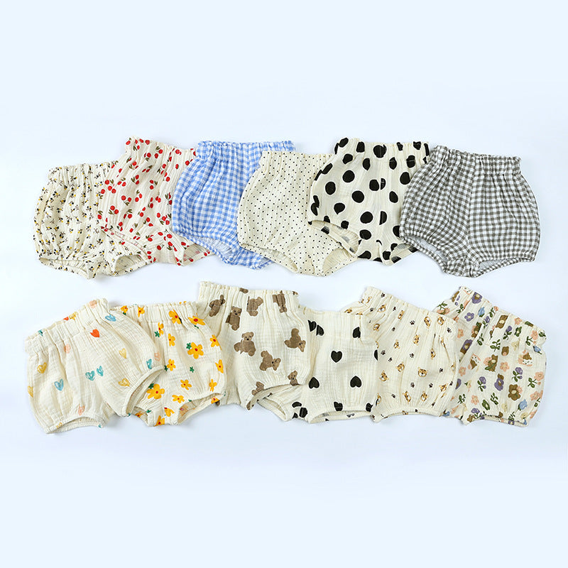 Short d'été imprimé pour enfants
