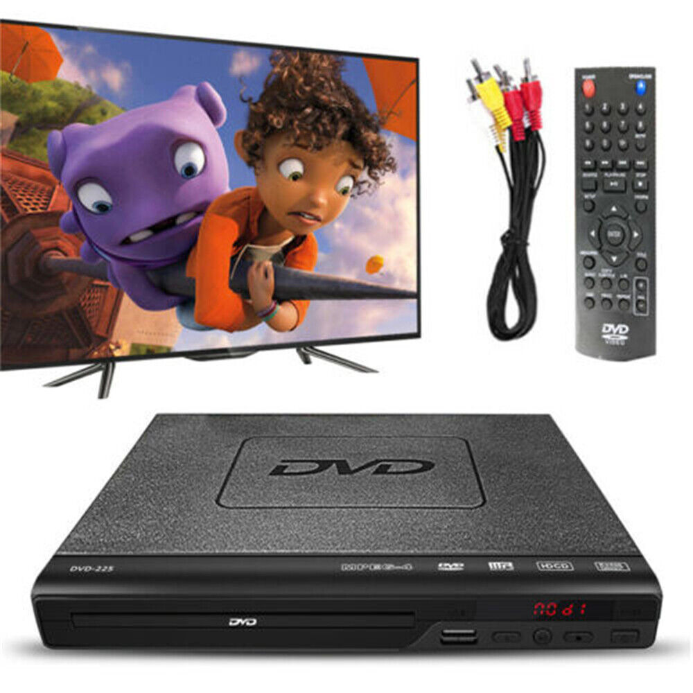 Lecteur DVD compact Multi Région CD HDCD VCD Music Disc Upscaling USB avec télécommande N