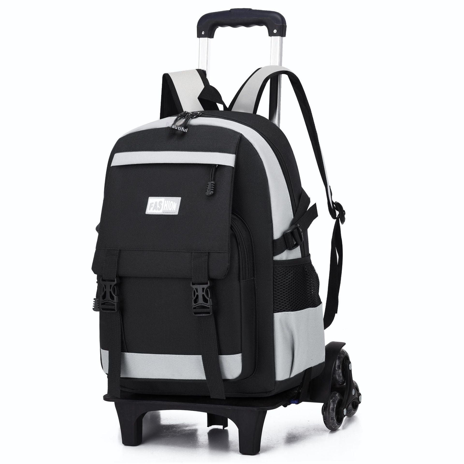 Élève de l'école primaire de loisirs Grande capacité Pull Rod sac à dos