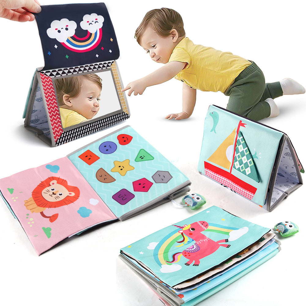Baby Cloth Book Animal Tail Jouets d'éducation précoce