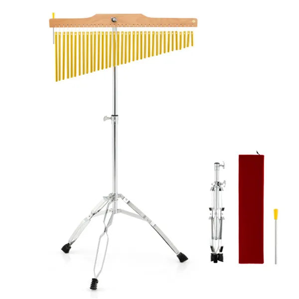 Chime à vent monoplace 36-Tube avec support de trépied réglable