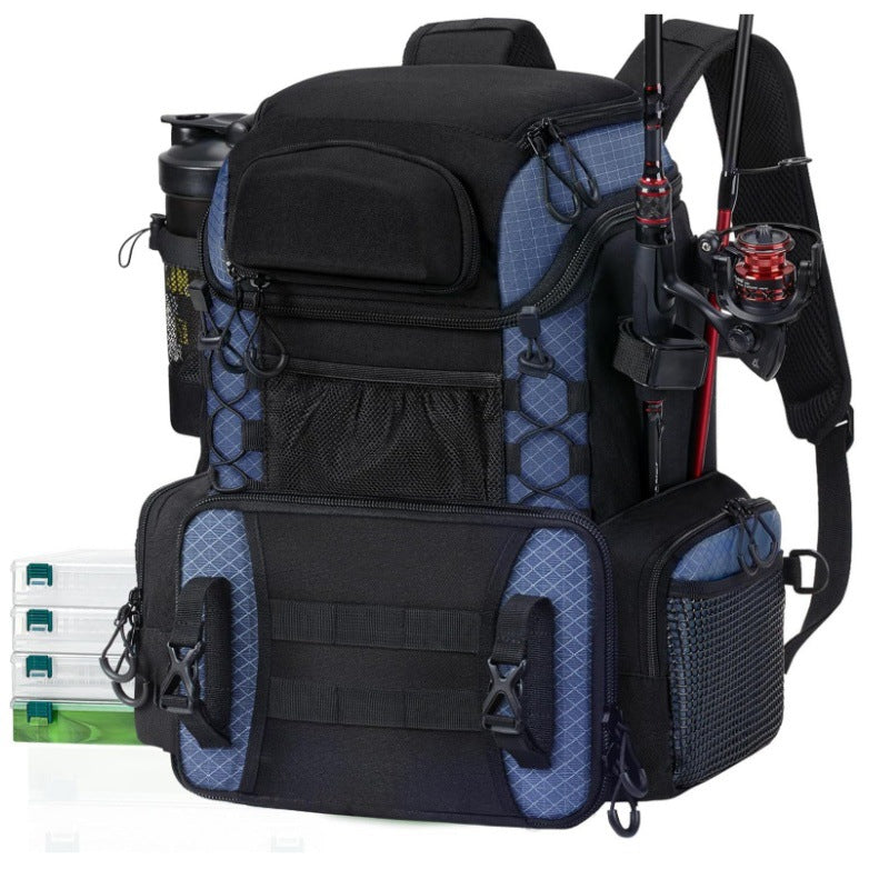 Sac à dos de pêche Tackle avec couverture imperméable