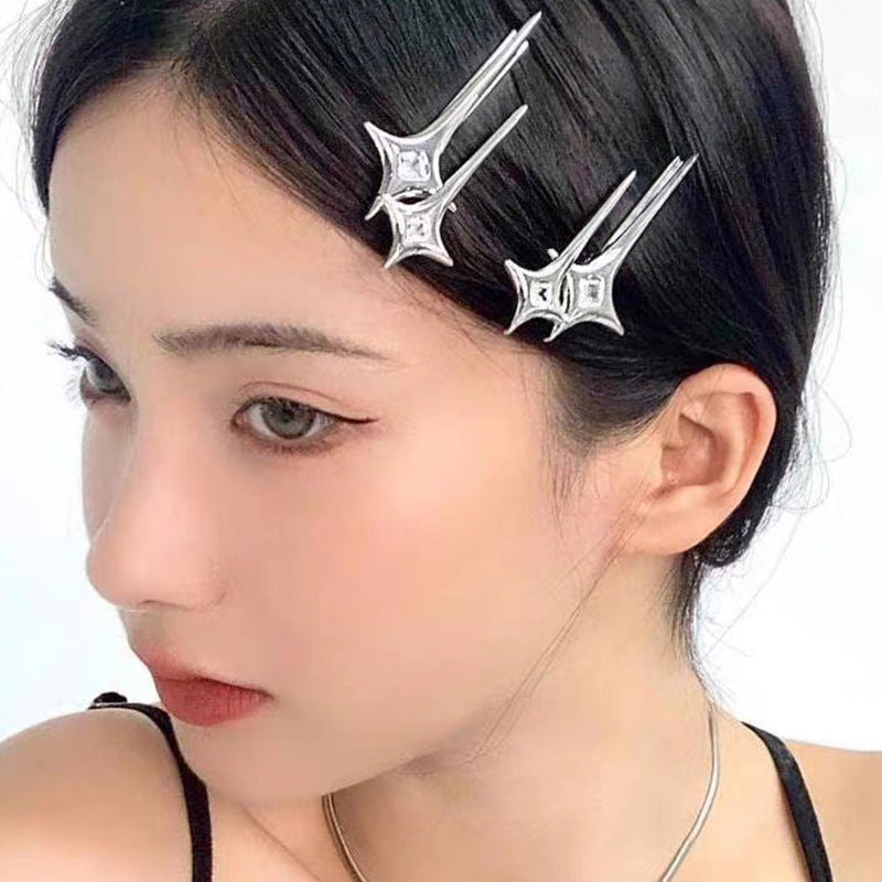 Sweet Cool Girl Y2g Étoile épingle à cheveux Special-interest Design Side Clip