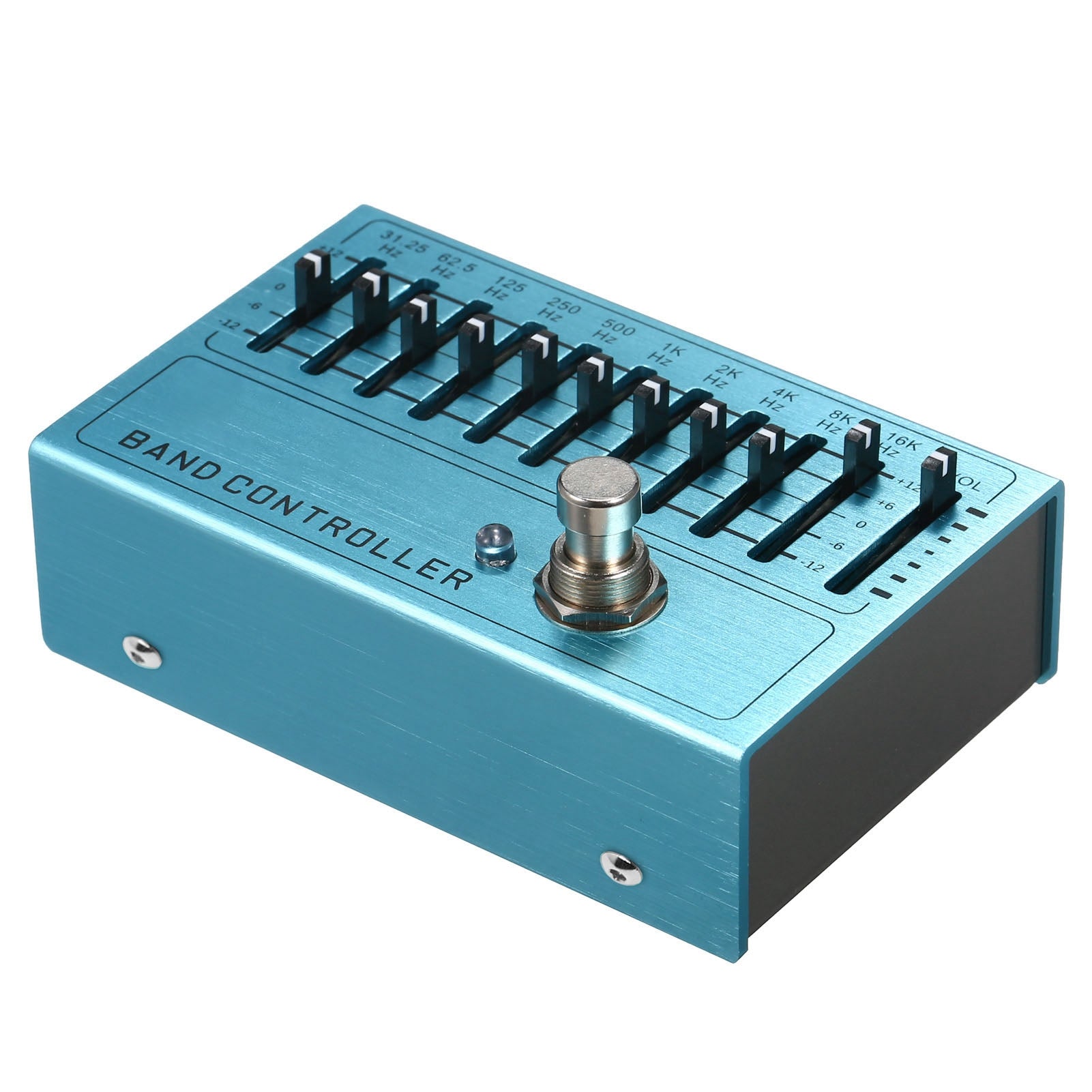 10 Band EQ Guitar Effect Pedal Mini Guitar Equalizer avec Vrai Bypass pour Guitar Bass Alum