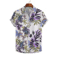 Chemise homme manches courtes Impression numérique 3D Hawaiian Trendy Cardigan Shirt