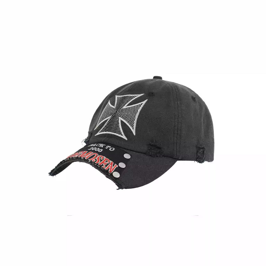Casquette de baseball avec fermeture lavée