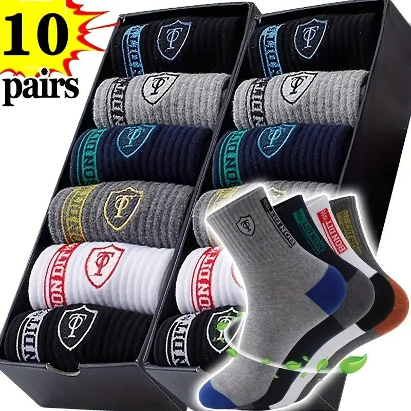 Chaussettes masculines désodorisantes de basketball de sport