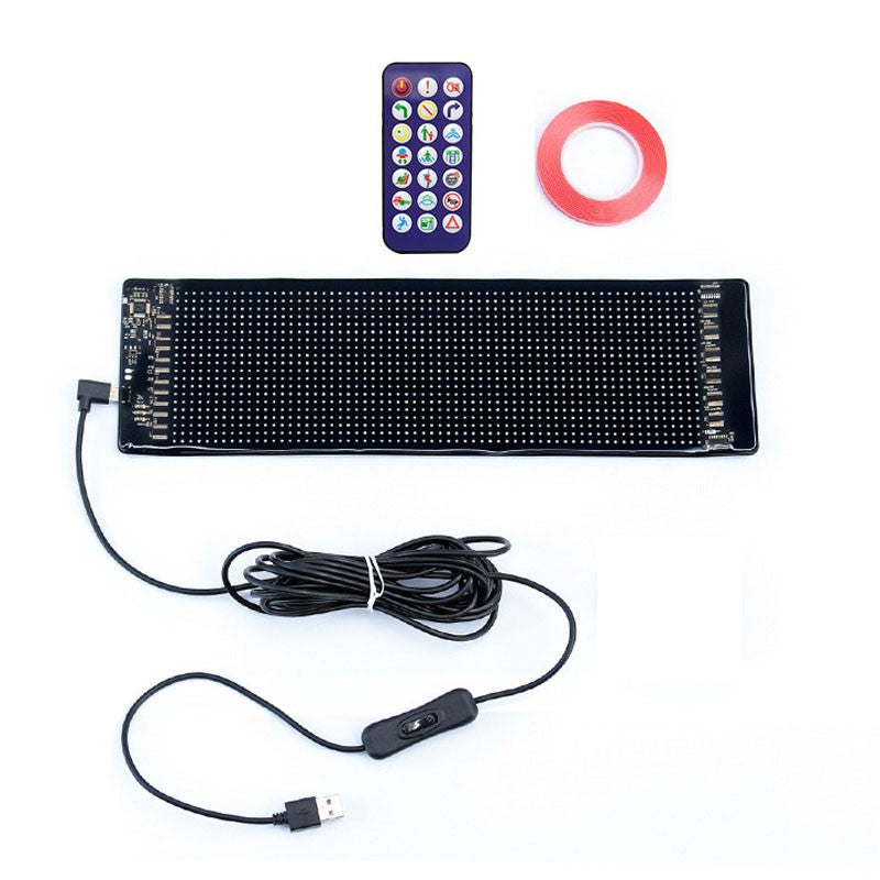 12x59CM Pour Camion-Specific Devil's Eye LED-Screen voiture lumière des yeux lampe dynamique