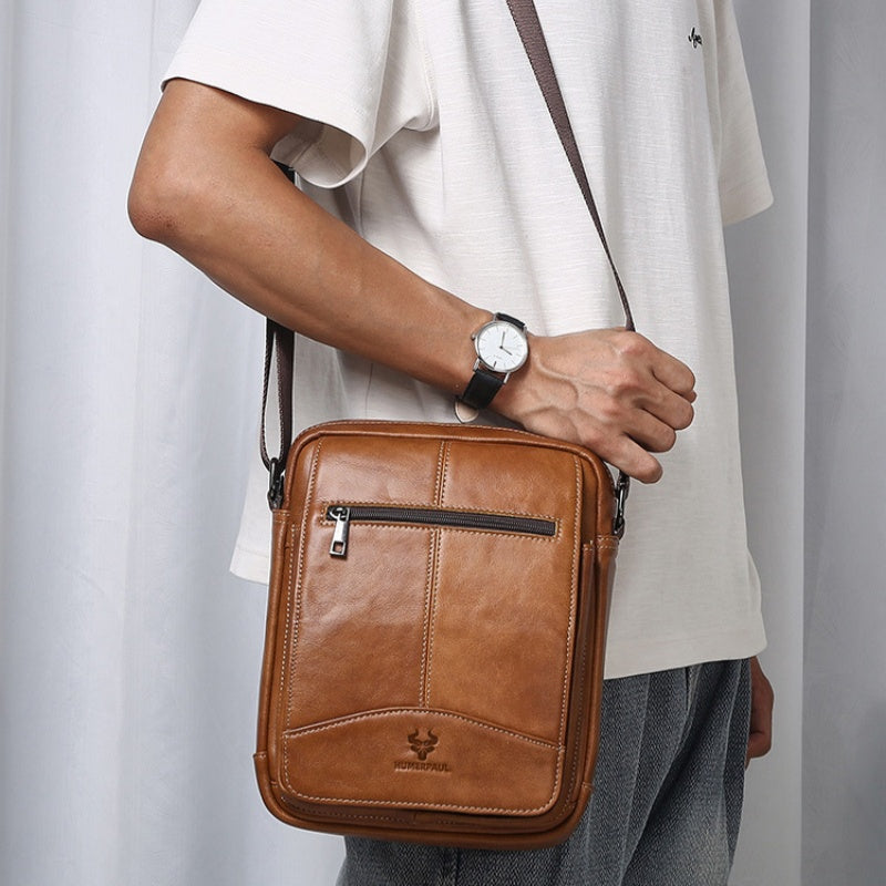 Véritable sac en cuir casual sac de cowhide