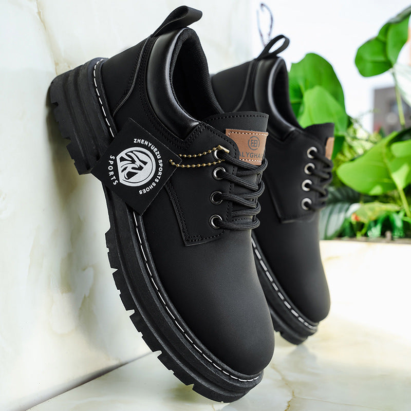 Hommes Casual Tout-Match Trendy Vêtements de travail Martin Bottes