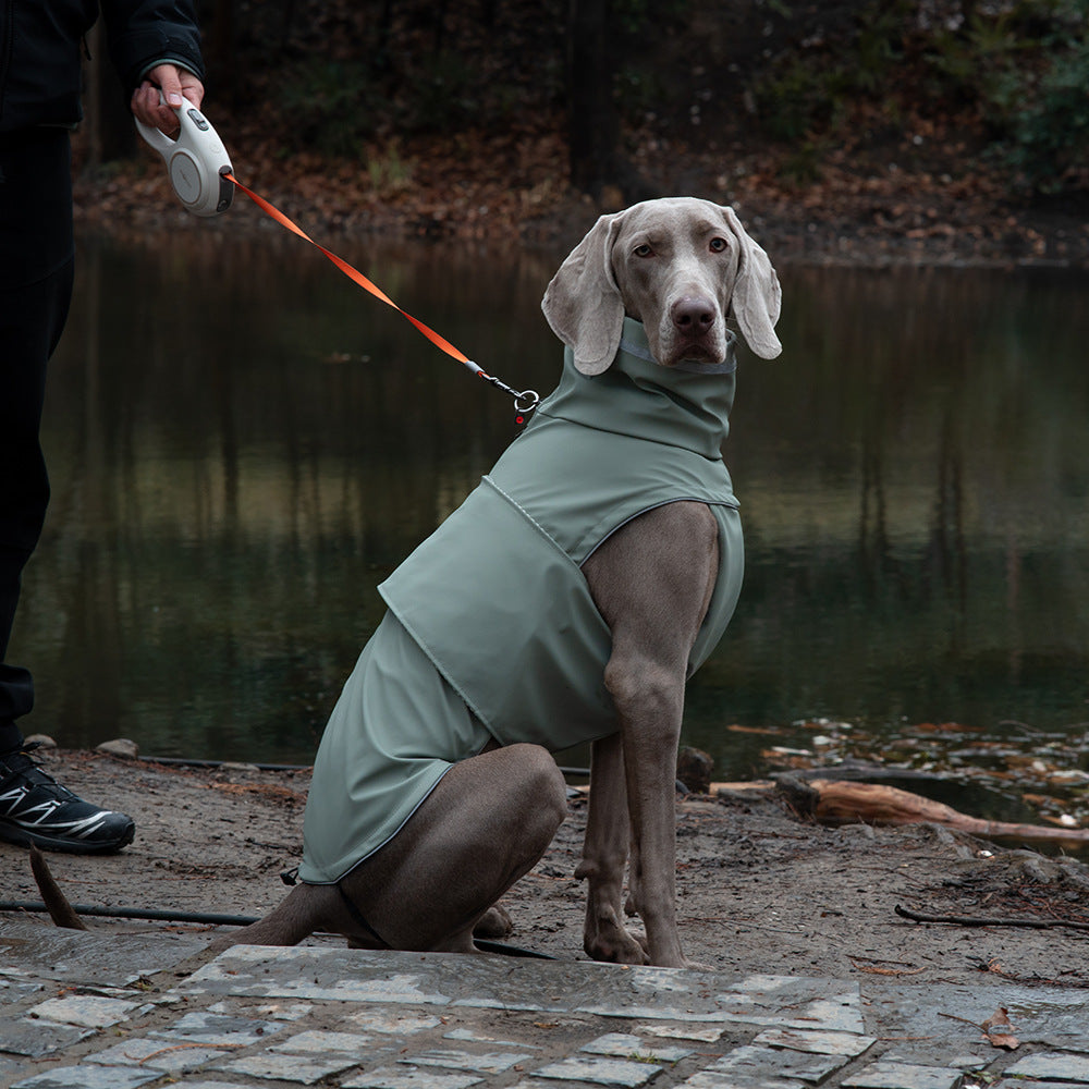 Veste de puffer pour animaux imperméable et imperméable à la poussière imperméable à l'eau pour chiens