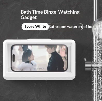 Salle de bain Étanche Étui de téléphone Douche Dispositif de streaming avec écran tactile et non-