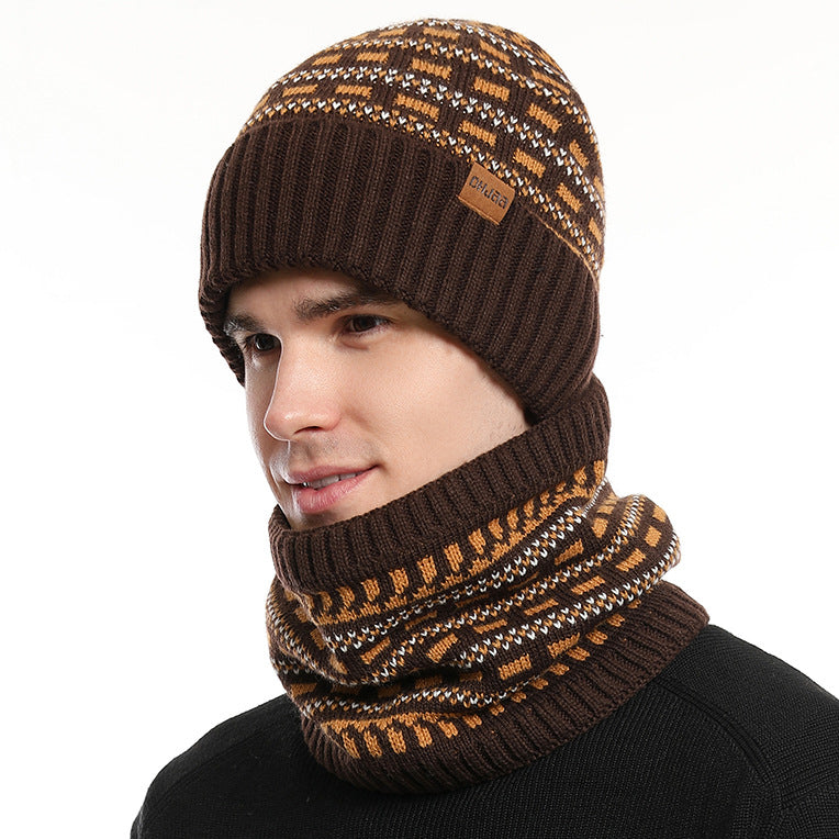 Ensemble de chapeaux casual chaud pour hommes