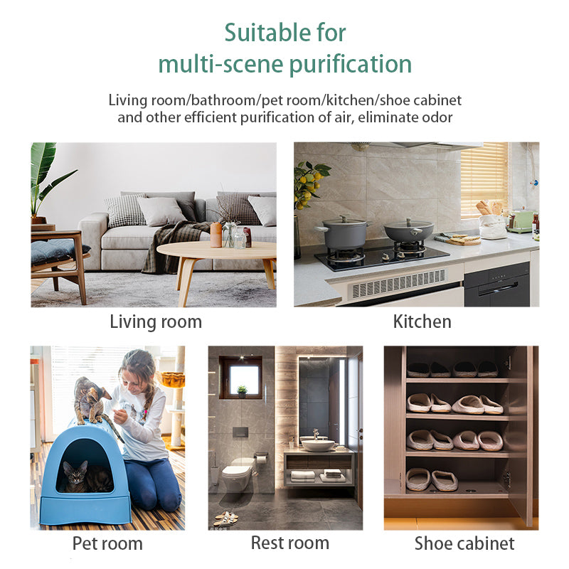 Purificateur d'air solaire électrique portable pour la stérilisation Désodorisation et forme