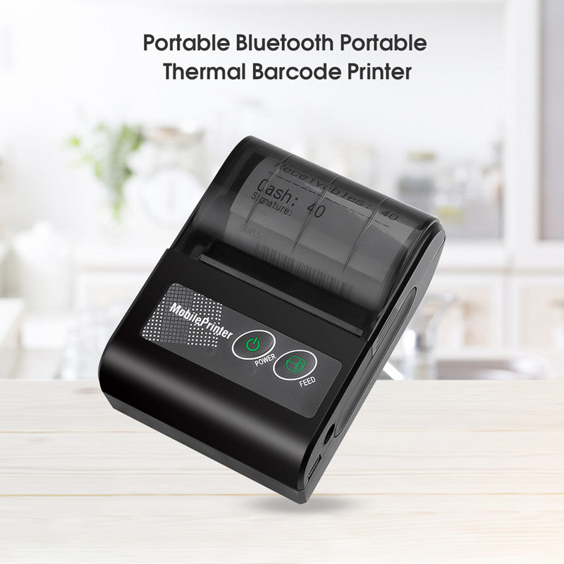 Magasin de commodité Imprimante thermique Bluetooth Bill portable