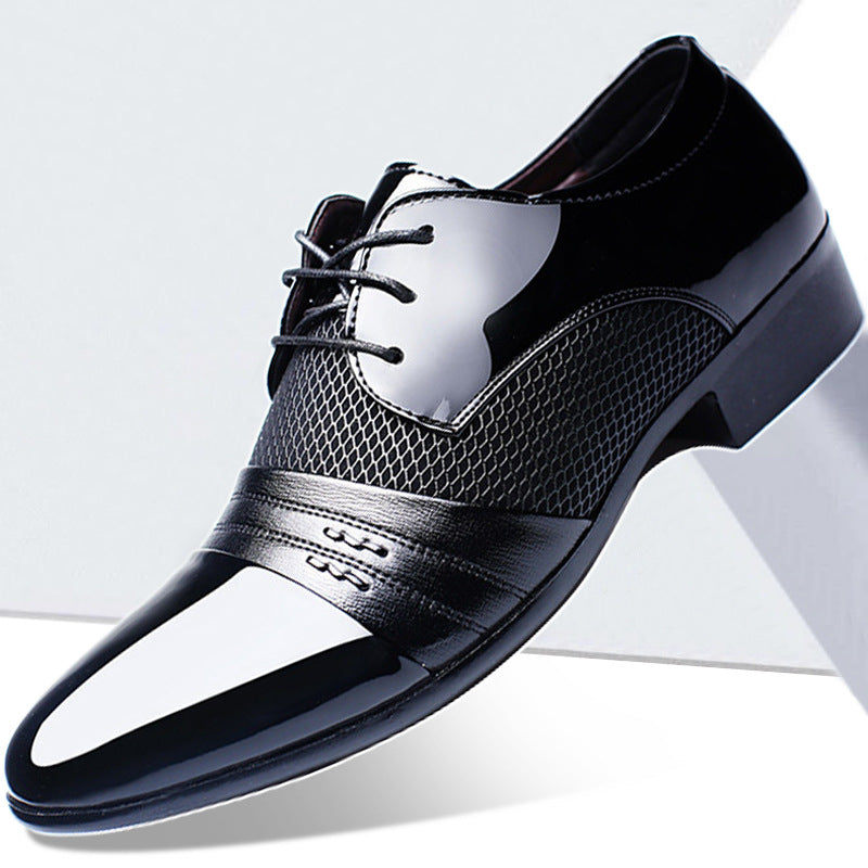 Chaussures en cuir tendance coréen pour hommes