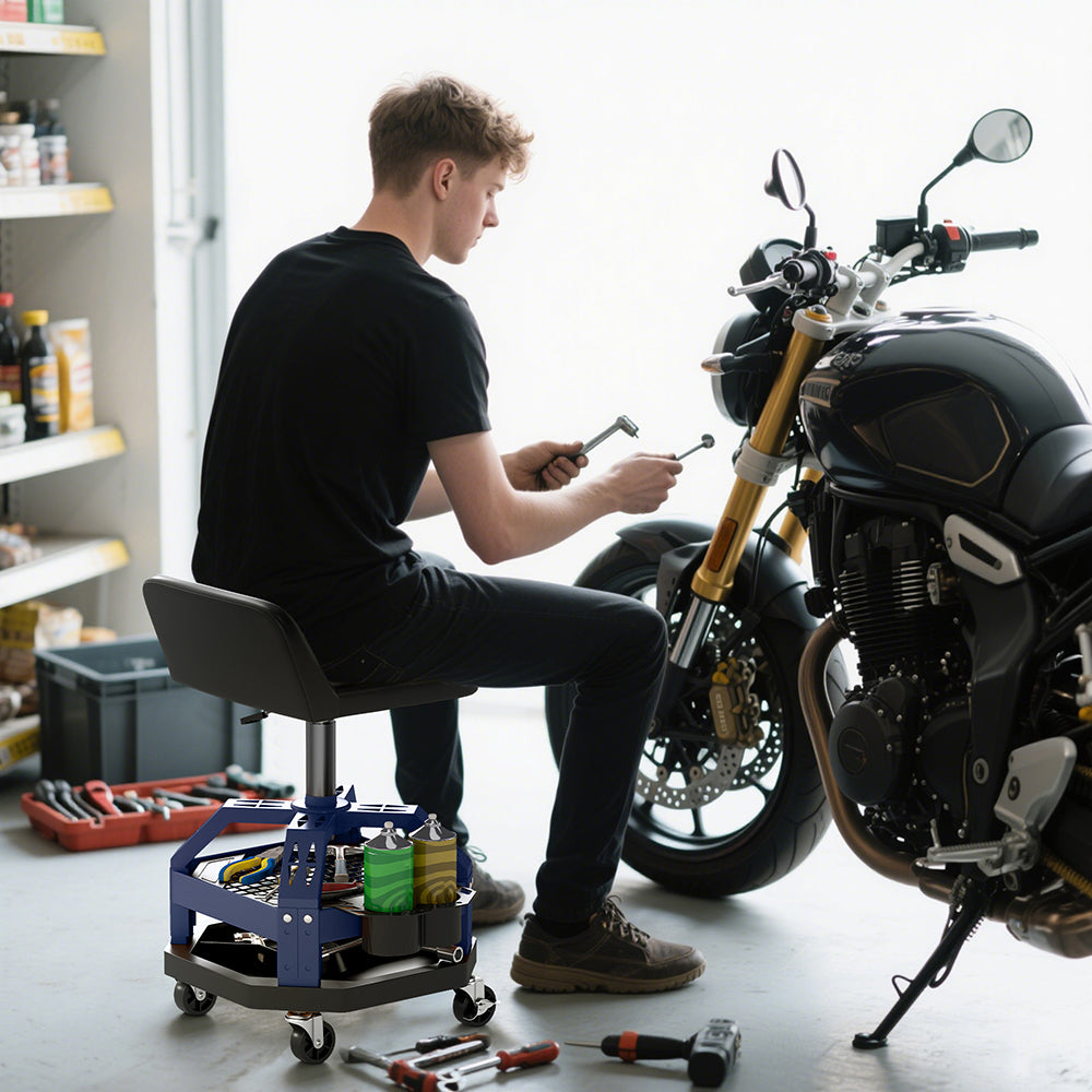 Tabouret de garage Rolling Creeper