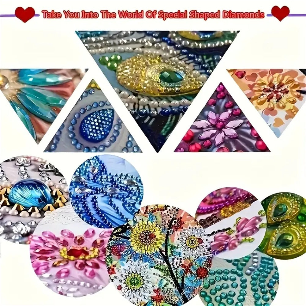 Bricolage Diamant Porte-clés - Modèle papillon