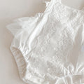 Romper de dentelle d'été pour les filles de bébé
