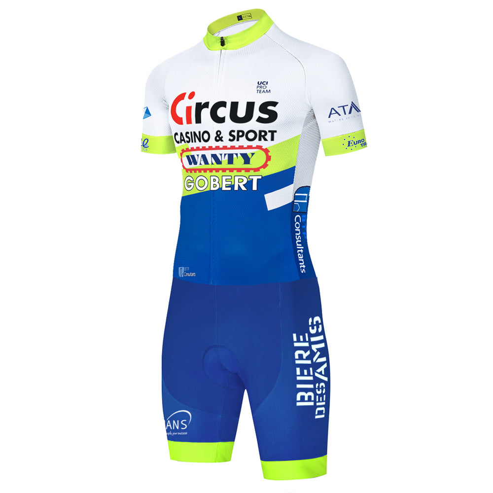Gel 20D pour hommes Spandex Quick Dry Triathlon Jersey
