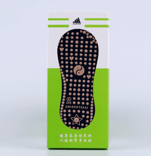 Chaussettes de massage en coton peigné
