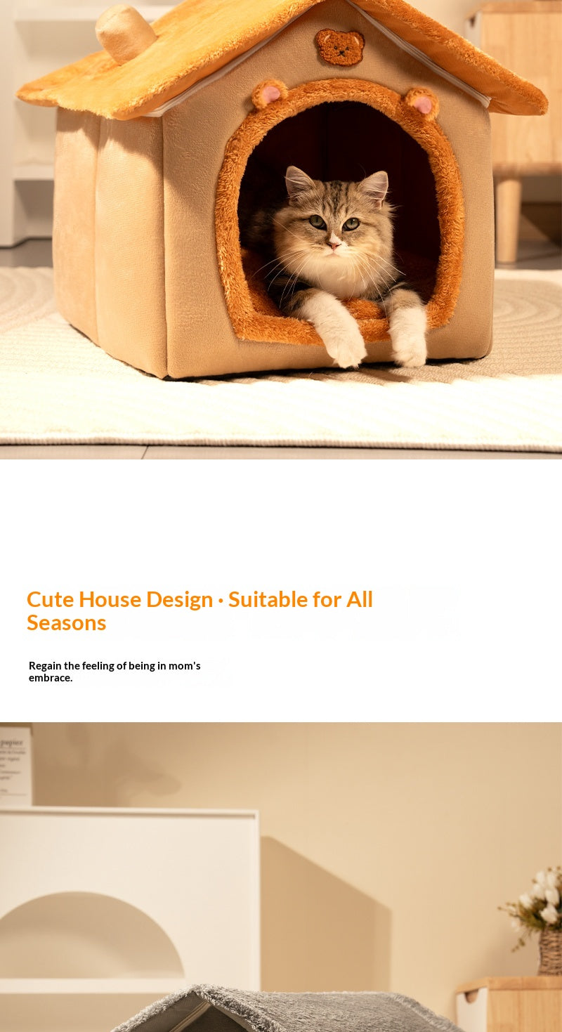 Lit Cat en forme de maison