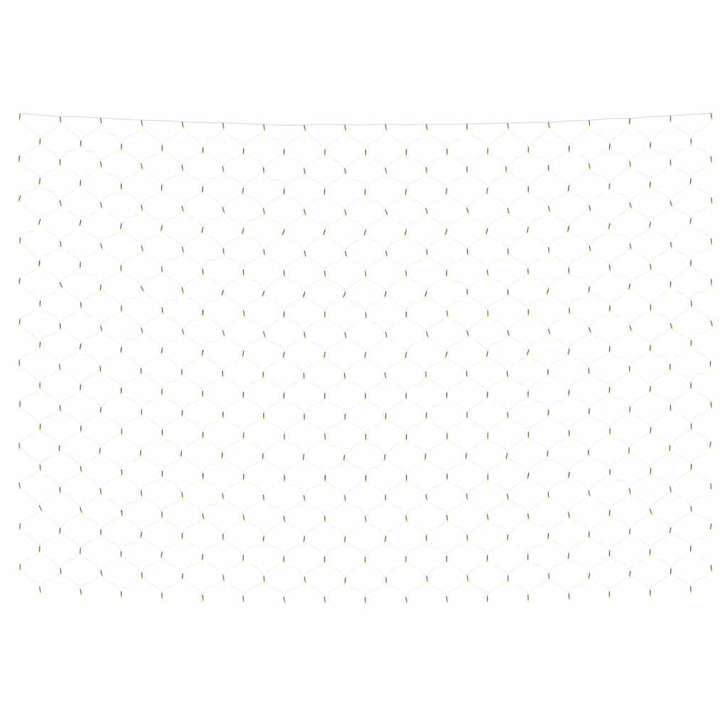 Lumière LED Net chaud blanc 3x2 m 204 LEDs Intérieur