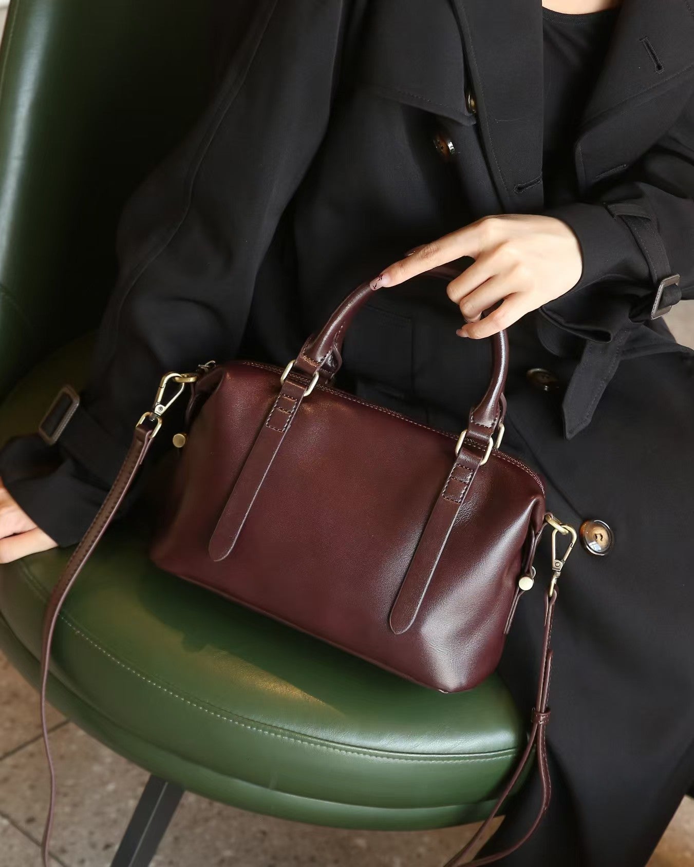 AutumnWinter Retro Sac transversal pour épaule