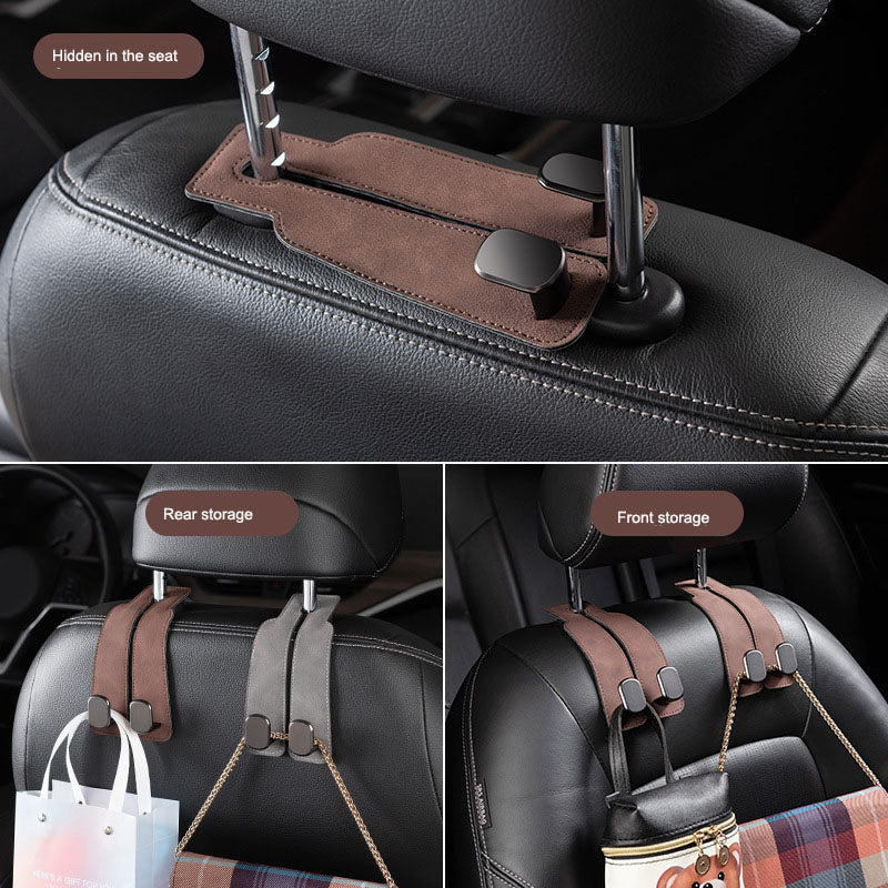 4pcs Siège de voiture dossier porte-téléphone Crochet