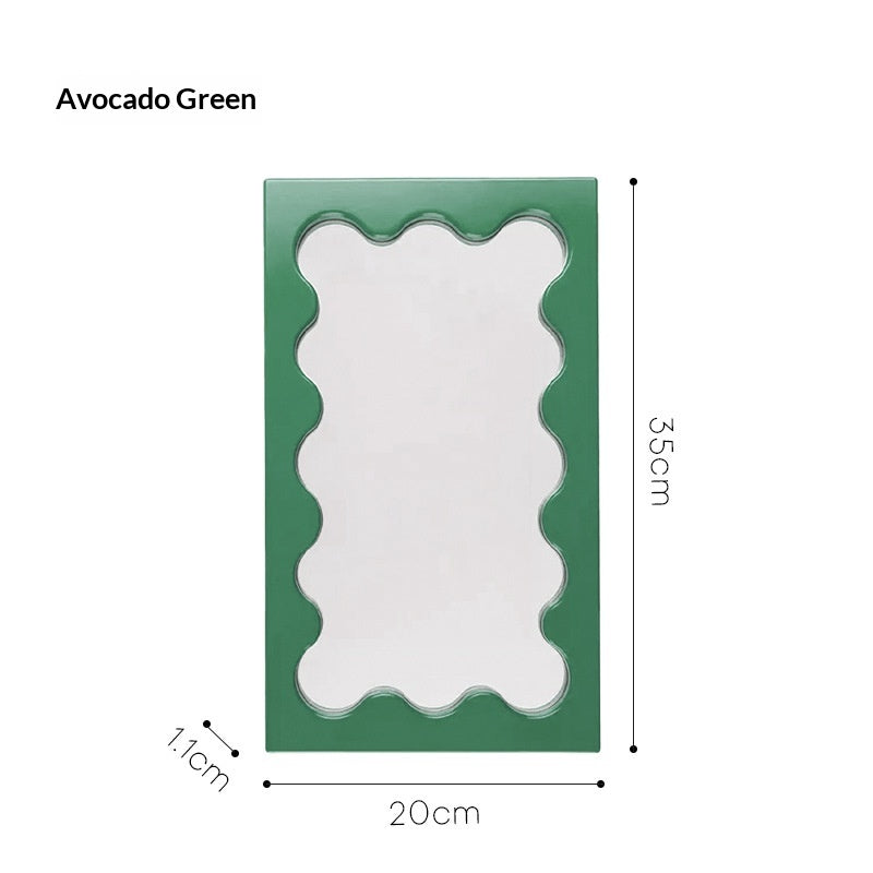 Square Wave Pattern Vanity miroir mur miroir entrée miroir