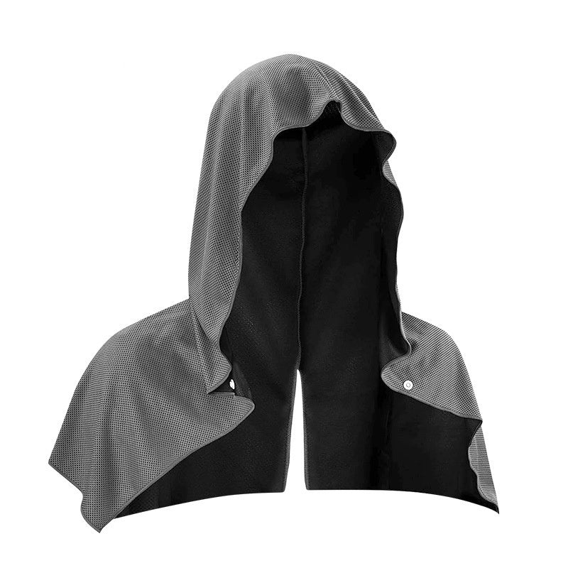 Serviette de sport à séchage rapide à capuche U-forme Cooling Serviette de protection contre le soleil