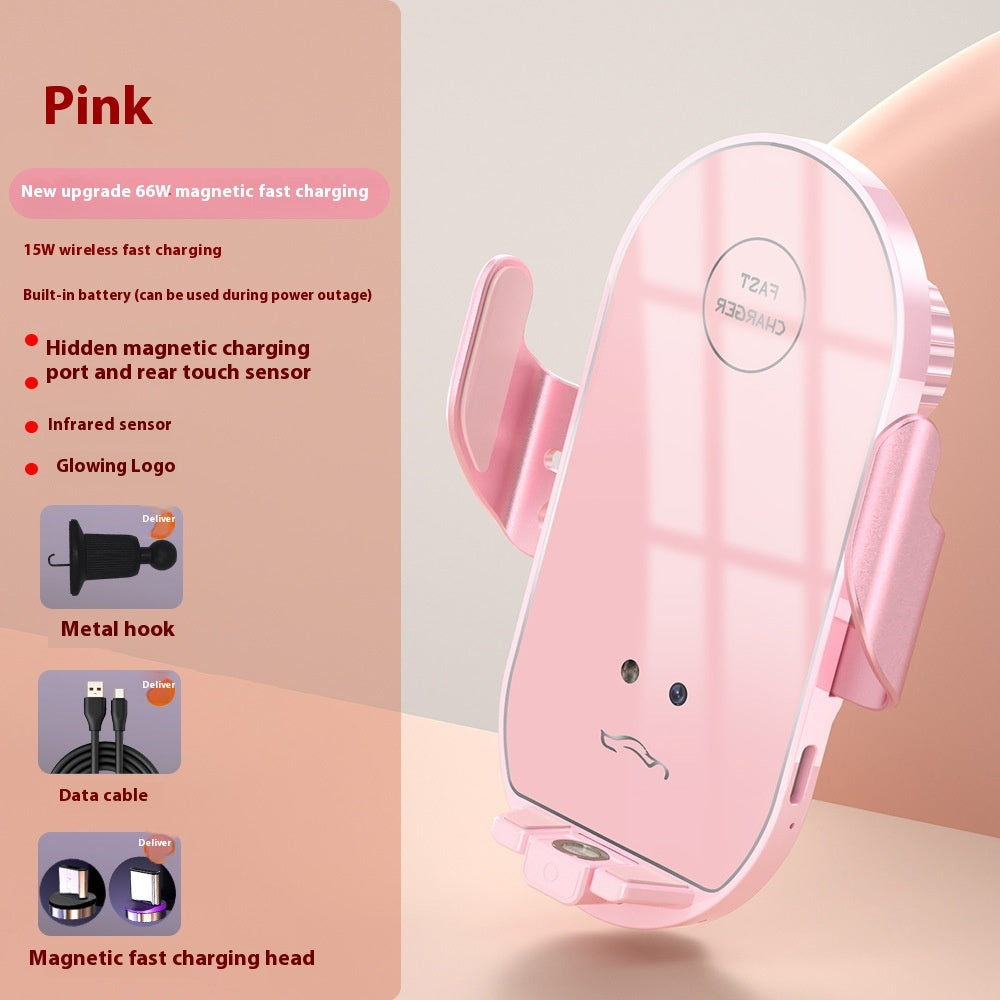 66W Fast Wireless Car Charger for Phone