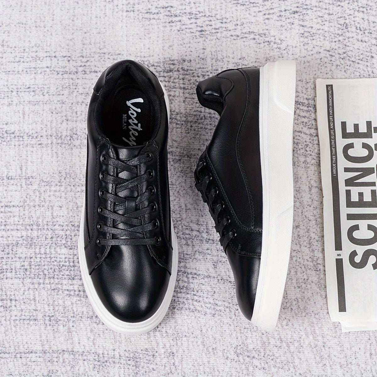 Sneakers en cuir polyvalent pour hommes
