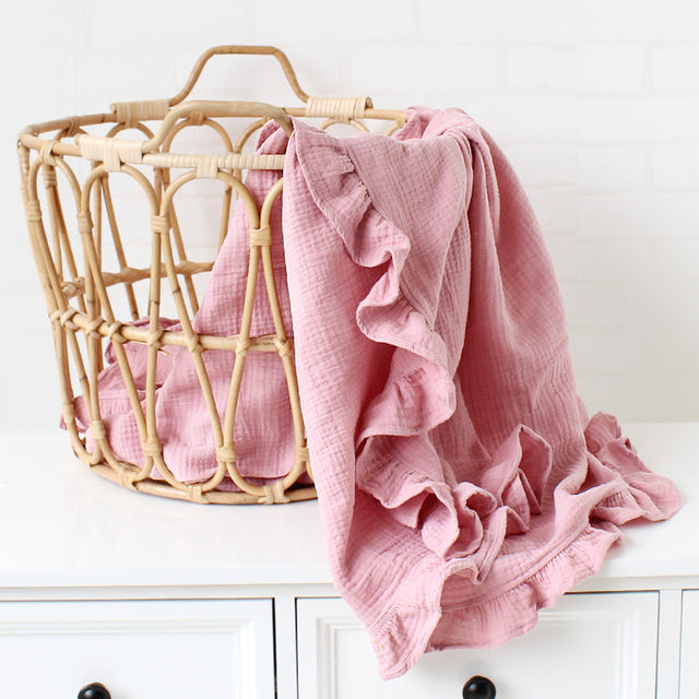 Couverture bébé Ver Ruffle Nouveau-né