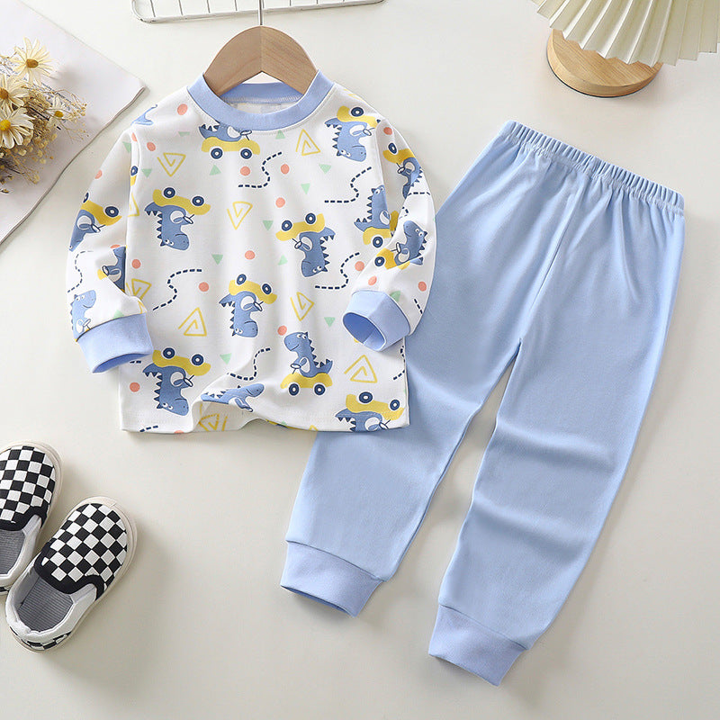 Costume pour enfants Pure Cotton Vêtements pour bébés Vêtements de salon chauds Vêtements d'automne Vêtements pour enfants
