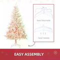 Arbre de Noël rose 7ft